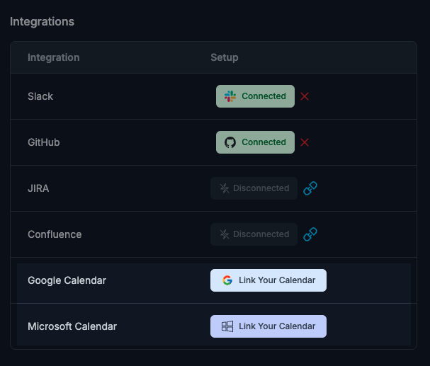 Calendar integration | ClarityLoop